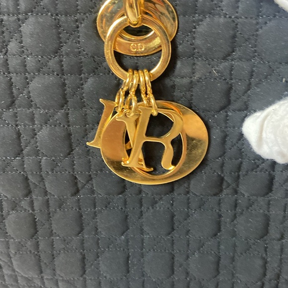 CHRISTIAN DIOR CANNAGE LADY DIOR BLACK AND GOLD - Picture 11 of 14